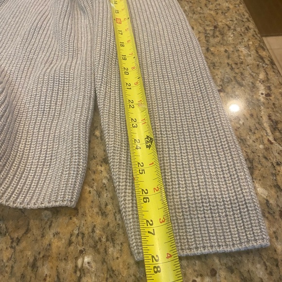 Eileen Fisher Light Gray Crew Neck Top - Picture 6 of 11